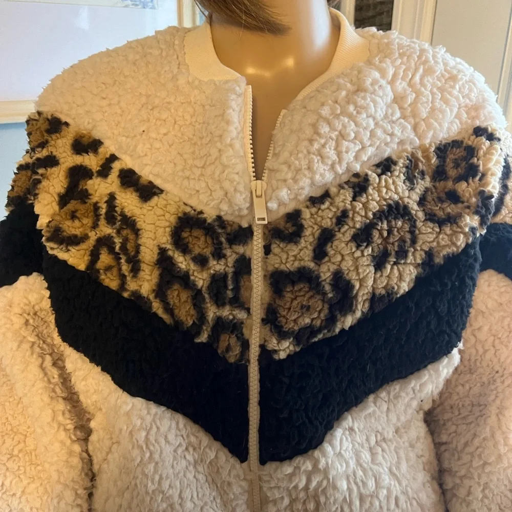 Express One Eleven Sherpa Coat SZ‎ XS
